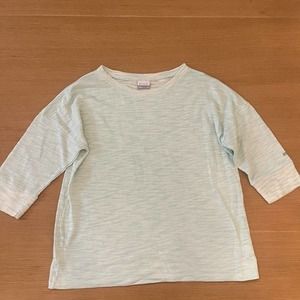 Columbia Mint 3/4 Sleeve Knit Sweater Pullover